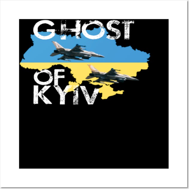 The Ghost of Kyiv Wall Art by ERRAMSHOP